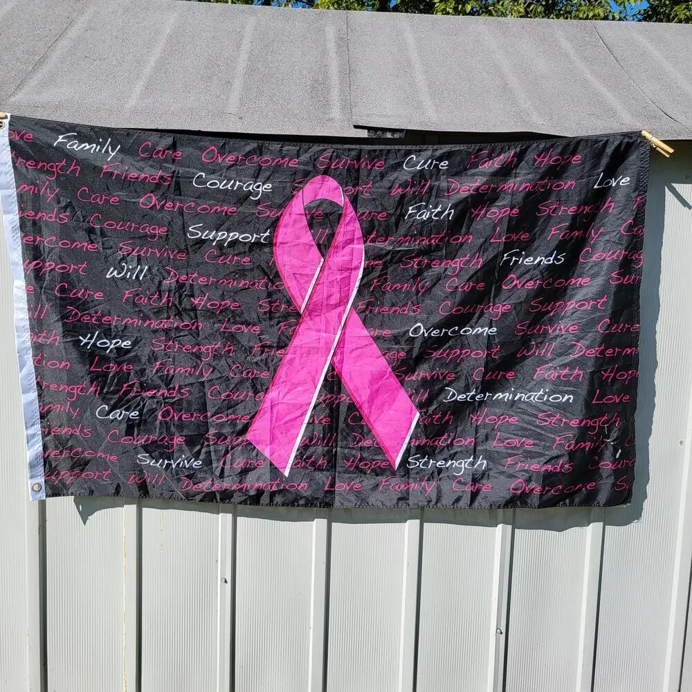 Breast Cancer Awareness Flag 36